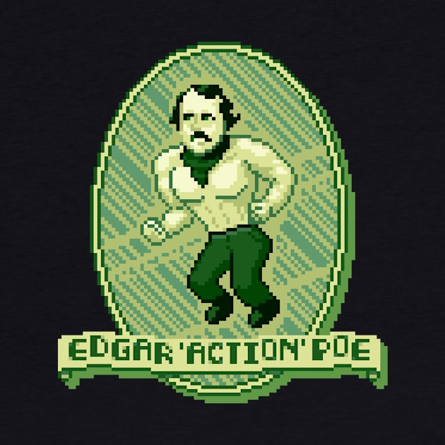 Pixel art - Action Poe by Heyyminus